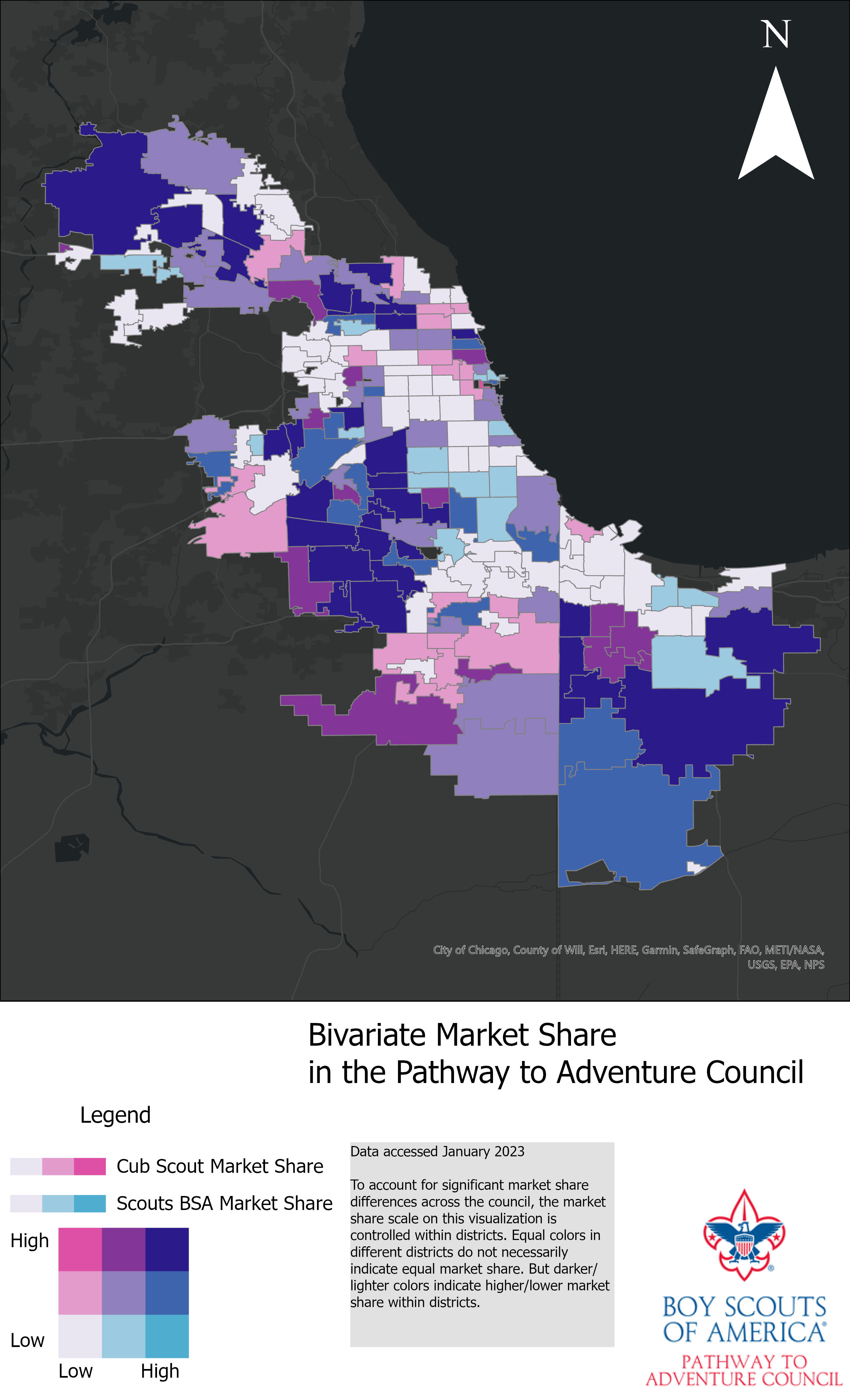 Bivariate Market Share